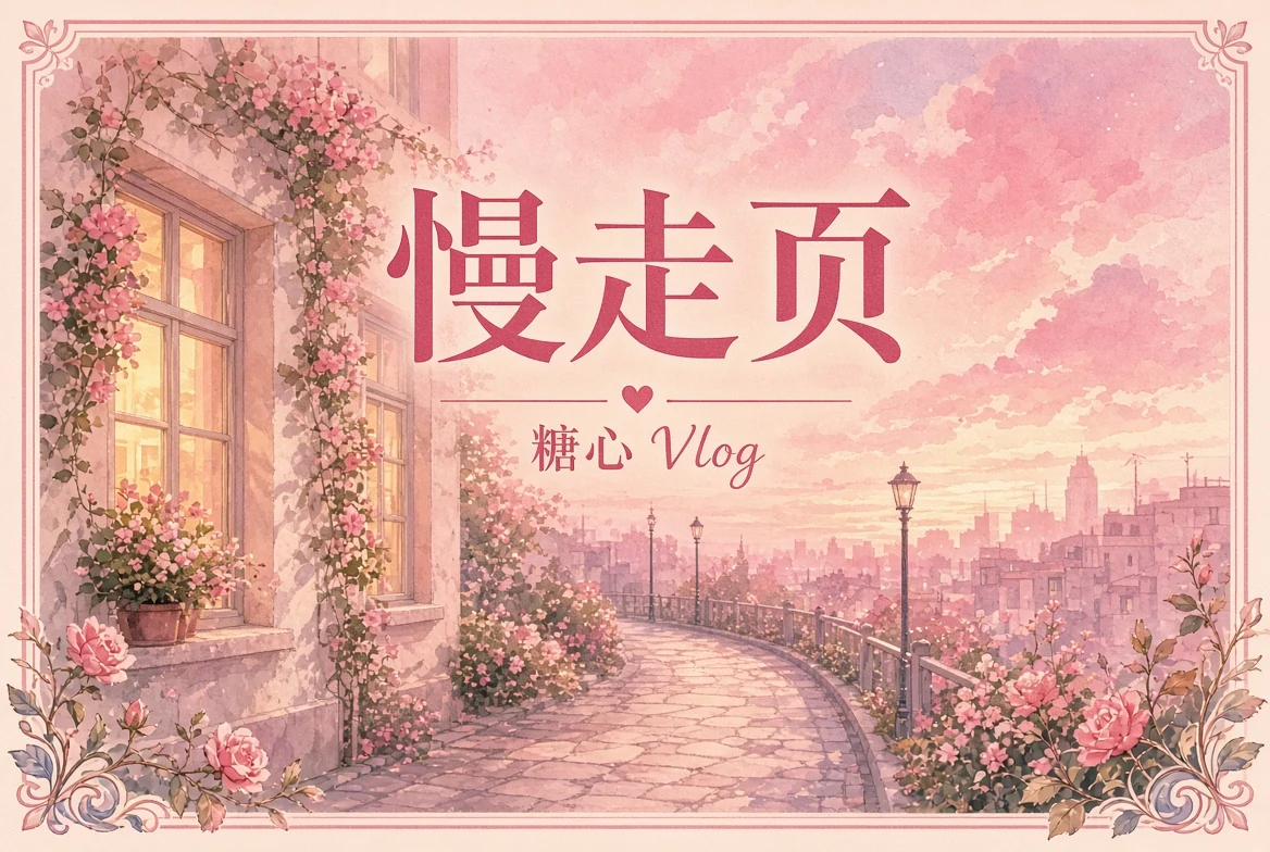 糖心Vlog慢走页生活影像导览